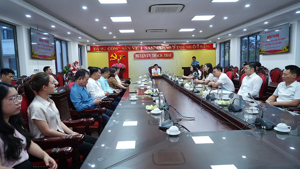 Đồng chí Nguyễn Văn Thái giữ chức vụ Phó Bí thư Huyện Đoàn Thạch Thất khóa XXI, nhiệm kỳ 2022-2027