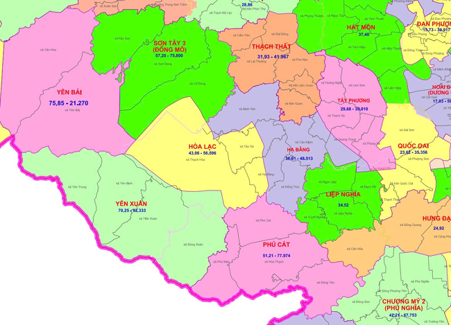 Người dân huyện Thạch Thất đồng thuận cao với phương án sáp nhập các xã