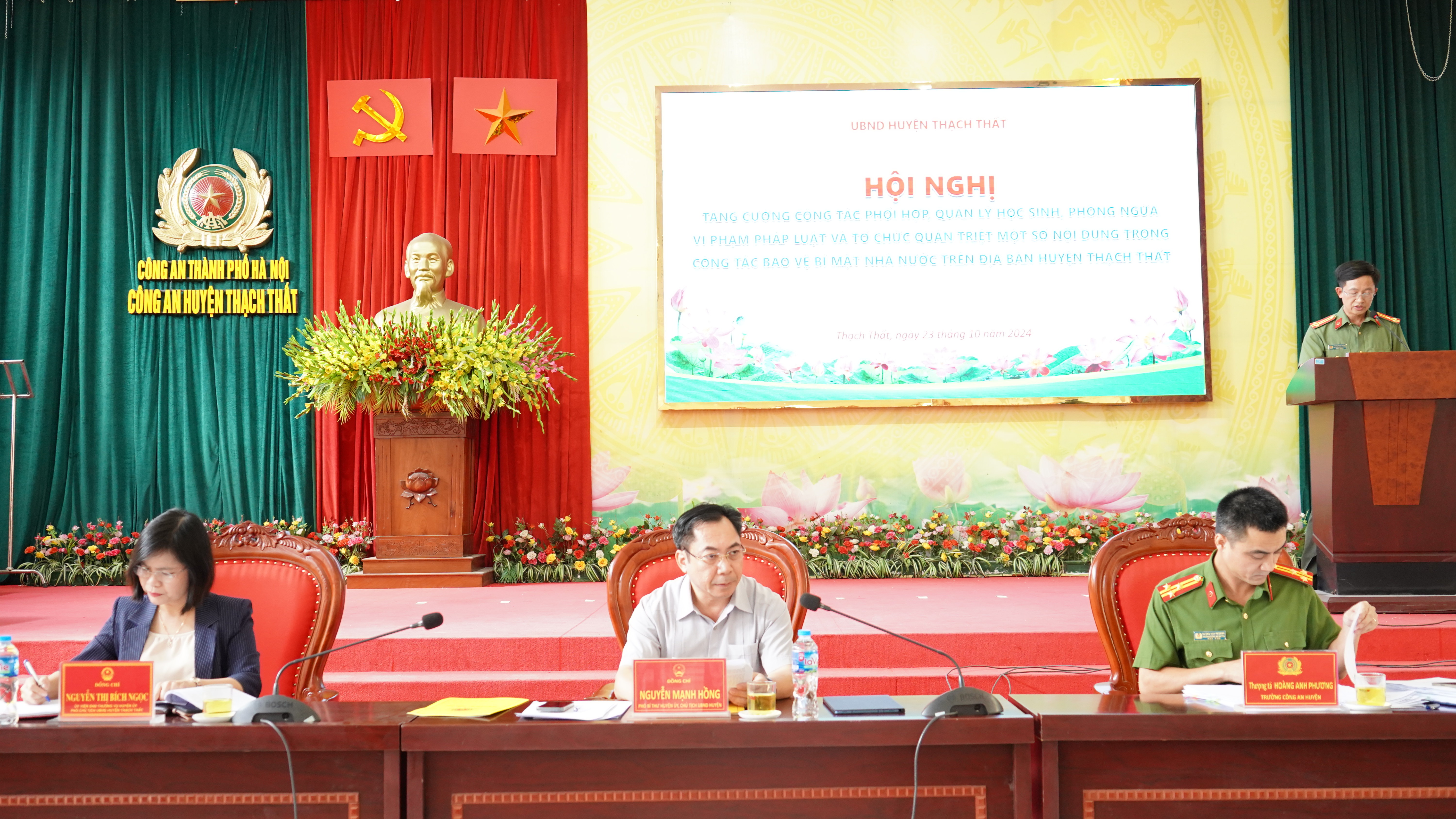 Thạch Thất tăng cường phối hợp, quản lý học sinh, phòng ngừa vi phạm pháp luật trong các trường học