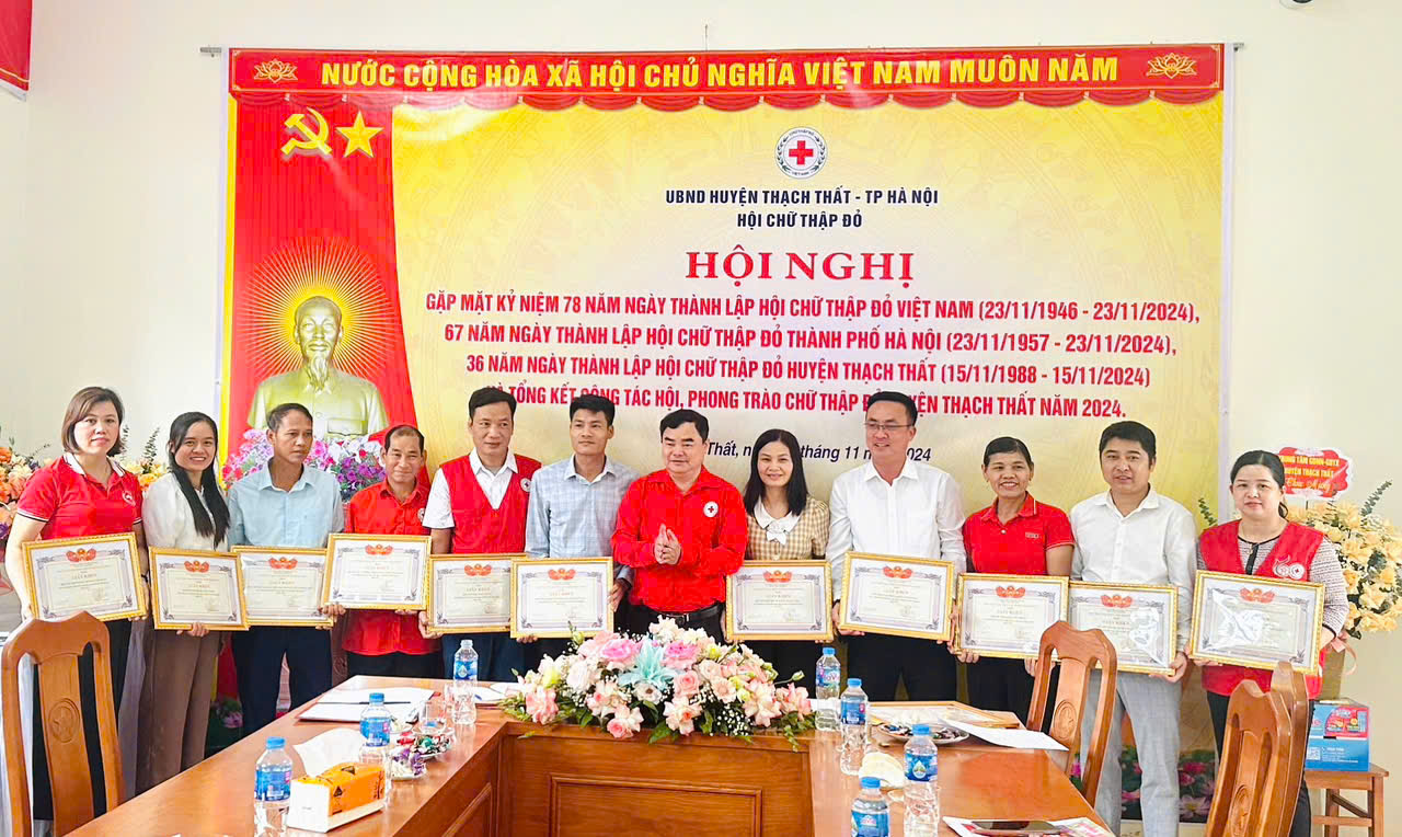 Hội CTĐ huyện Thạch Thất: 36 năm phát huy vai trò trong hoạt động nhân đạo, từ thiện