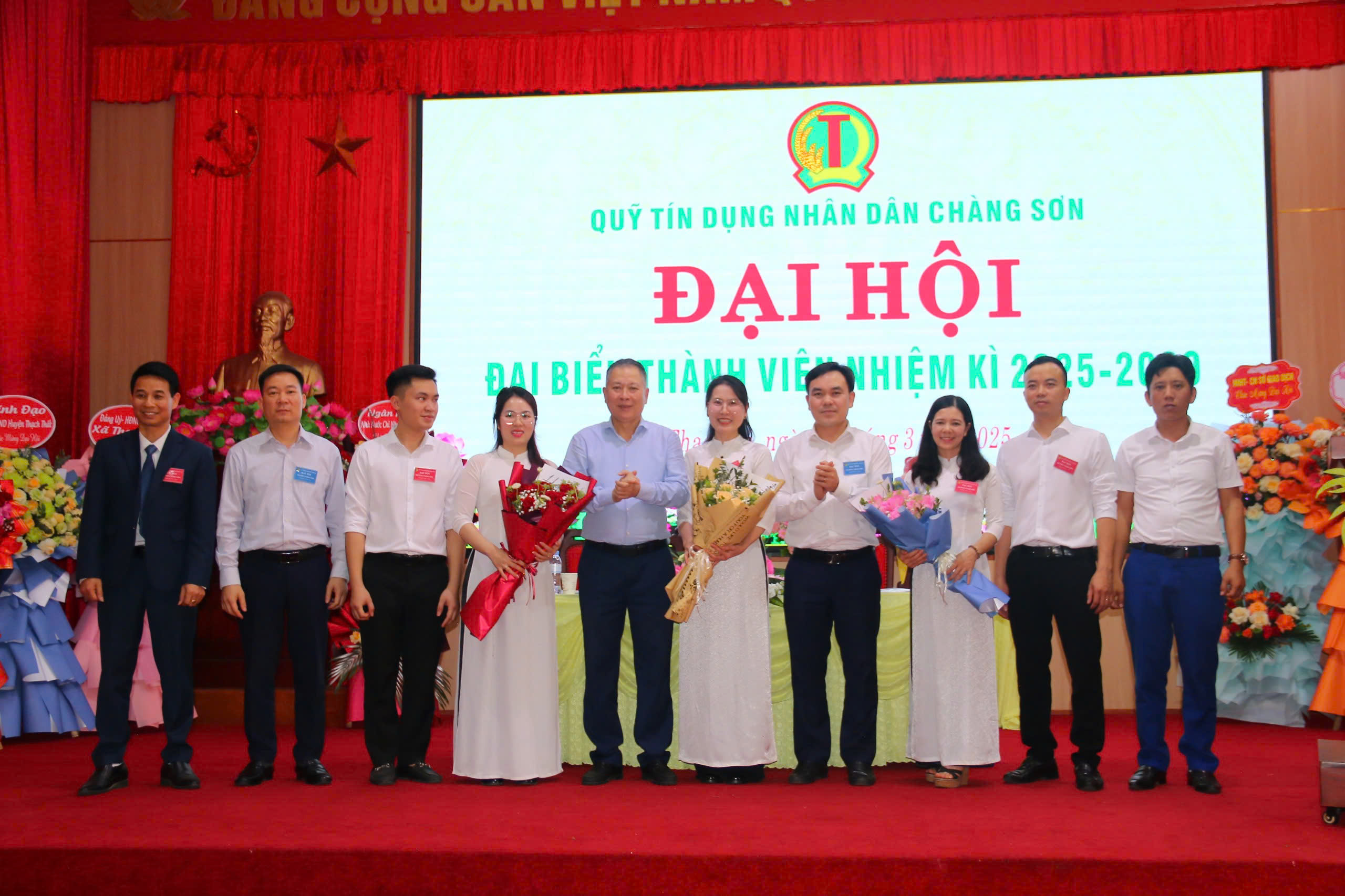 Đại hội đại biểu thành viên Quỹ tín dụng nhân dân Chàng Sơn nhiệm kỳ 2025 – 2030 thành công tốt đẹp