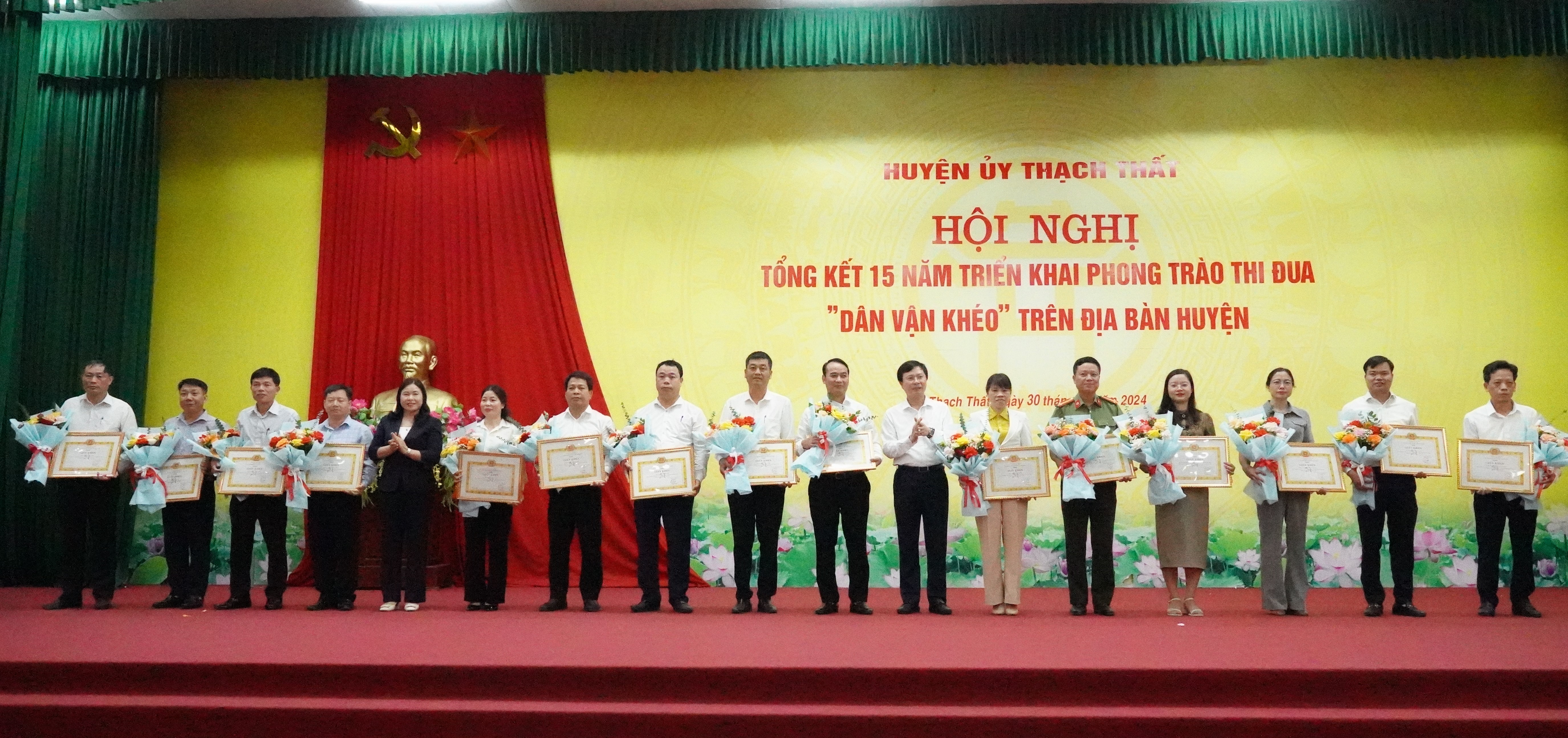 Thạch Thất- Tổng kết 15 năm thực hiện phong trào thi đua “Dân vận khéo”